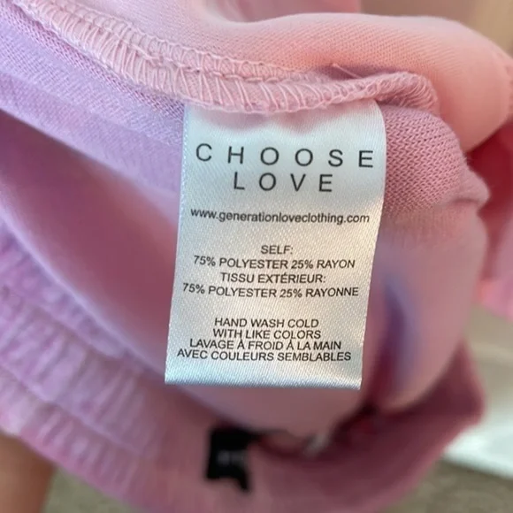 NWT Revolve Brand Generation Love Bubblegum Pink Ivy Joggers - Picture 13 of 13